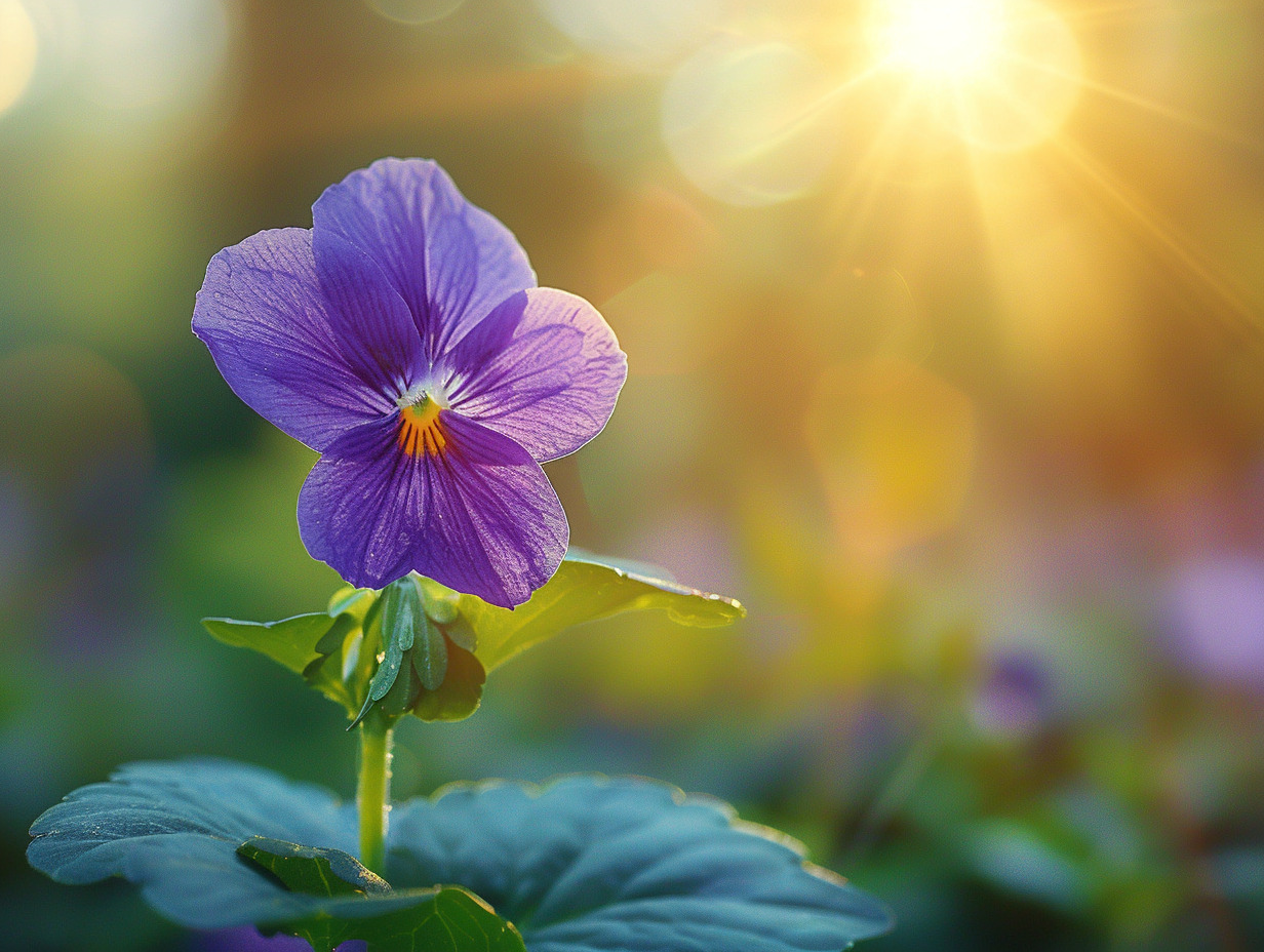 fleur violette